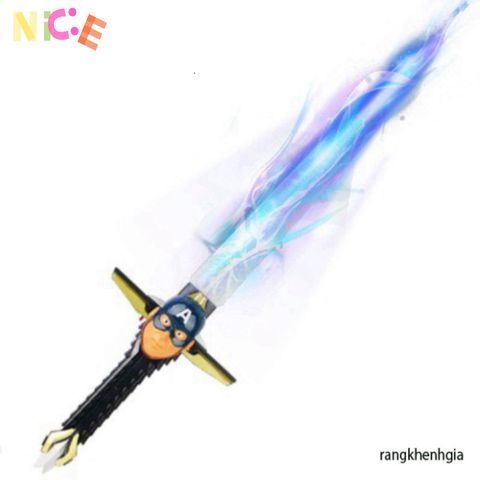 Bộ Cosplay Avengers KHIÊN, KIẾM & MẶT NẠ LED Nhạc cho Người Nhện, Người Sắt, Đội Trưởng Mỹ - Đồ Chơi Hóa Trang Siêu Anh Hùng cho Trẻ Em