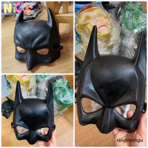 Mặt nạ Cosplay Người Dơi - Mặt Nạ Lễ Hội Trung Thu và Halloween - Đồ Chơi Trẻ Em Độc Đáo, Chất Liệu Nhựa Cao Cấp, Điều Chỉnh Dễ Dàng