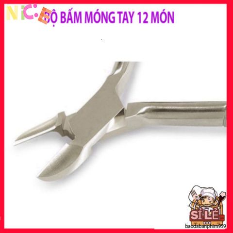 Bộ Dụng Cụ Chăm Sóc Móng Tay Aulyshop 12 Món - Đầy Đủ Dụng Cụ Làm Móng Và Làm Đẹp Cao Cấp, Tiện Dụng Cho Gia Đình