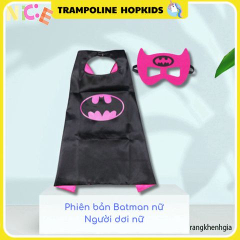 Áo Choàng Siêu Anh Hùng Hopkids - Trang Phục Cosplay Các Nhân Vật Vũ Trụ Điện Ảnh, Halloween, Batman, Spider-Man cho Trẻ Em