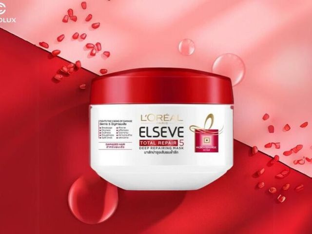 Kem ủ phục hồi tóc L'Oréal Paris Total Repair 5 - Dung tích 200ml, chăm sóc tóc hư tổn, làm mềm mượt và bóng khỏe.