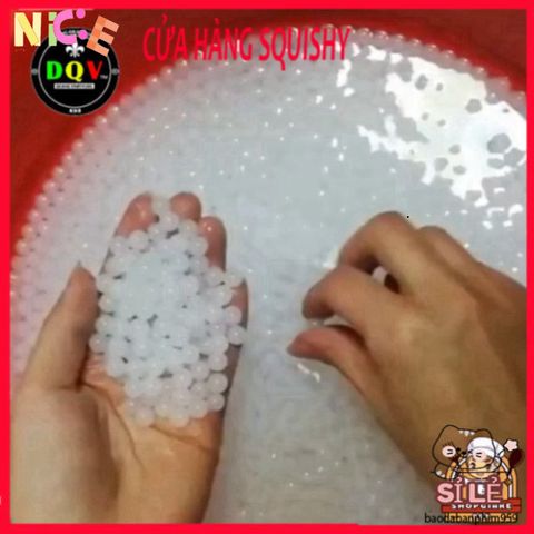 Hạt Nở Nhật Bản 7mm - Hạt Tinh Thể Trồng Cây Không Cần Đất, Đồ Trang Trí Đẹp Mắt, 10.000 Viên Cho Cây Cảnh Và Slime