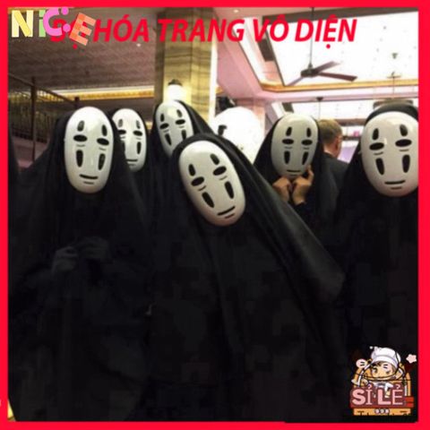 Trang phục Halloween Vô Diện cho trẻ em - Cosplay bé trai, bé gái từ Spirited Away - Bộ đồ vui chơi và lễ hội độc đáo