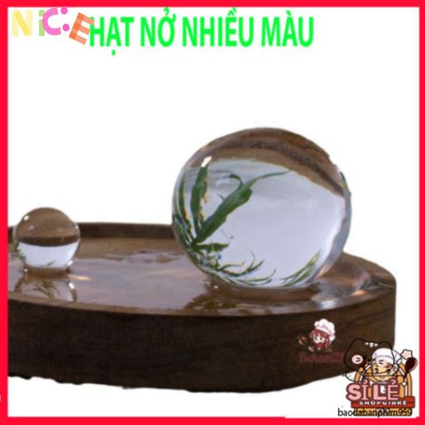 Gói 3 Viên Hạt Nở Khổng Lồ - Tinh Thể 6-8mm Chưa Nở, Nở Cao Đến 5cm - Đồ Chơi Sáng Tạo Cho Trẻ Em, Trang Trí Nhà Cửa Thú Vị