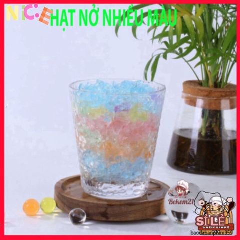 Gói 3 Viên Hạt Nở Khổng Lồ - Tinh Thể 6-8mm Chưa Nở, Nở Cao Đến 5cm - Đồ Chơi Sáng Tạo Cho Trẻ Em, Trang Trí Nhà Cửa Thú Vị