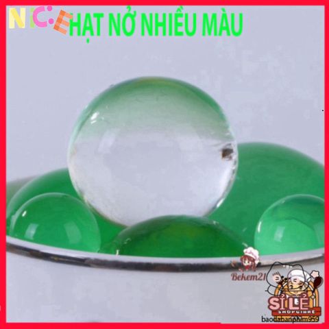 Gói 3 Viên Hạt Nở Khổng Lồ - Tinh Thể 6-8mm Chưa Nở, Nở Cao Đến 5cm - Đồ Chơi Sáng Tạo Cho Trẻ Em, Trang Trí Nhà Cửa Thú Vị
