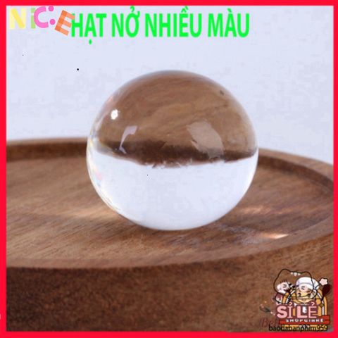 Gói 3 Viên Hạt Nở Khổng Lồ - Tinh Thể 6-8mm Chưa Nở, Nở Cao Đến 5cm - Đồ Chơi Sáng Tạo Cho Trẻ Em, Trang Trí Nhà Cửa Thú Vị