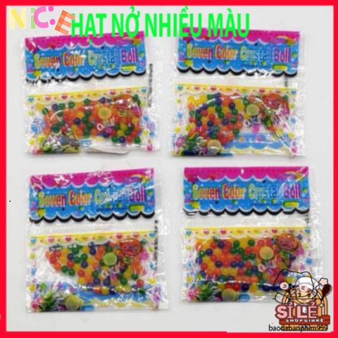 Vỉ 24 Gói Hạt Nở Tinh Thể - Trang Trí Cây Cảnh, Tạo Tiểu Cảnh Đẹp, Thân Thiện Môi Trường, Ý Tưởng DIY Hấp Dẫn