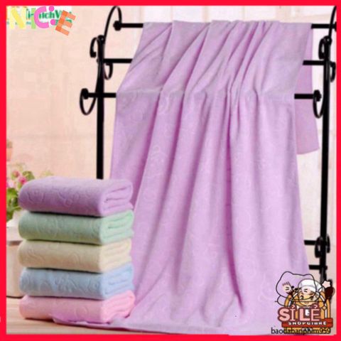 Khăn Tắm Nhật Bản Cao Cấp 70x140cm - Chất Cotton Siêu Mềm, Họa Tiết Hoa Lá - Cho Trẻ Em và Người Lớn, Giao Hàng Miễn Phí