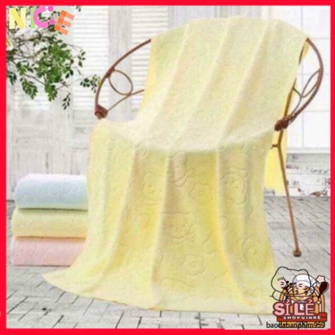 Khăn Tắm Nhật Bản Cao Cấp 70x140cm - Chất Cotton Siêu Mềm, Họa Tiết Hoa Lá - Cho Trẻ Em và Người Lớn, Giao Hàng Miễn Phí
