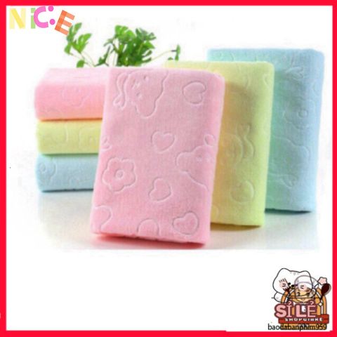 Khăn Tắm Nhật Bản Cao Cấp 70x140cm - Chất Cotton Siêu Mềm, Họa Tiết Hoa Lá - Cho Trẻ Em và Người Lớn, Giao Hàng Miễn Phí