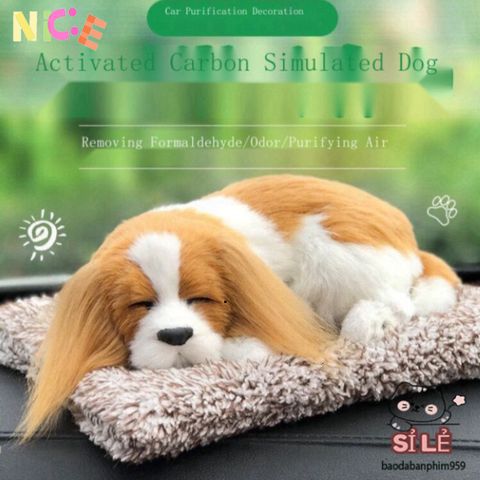 Phụ Kiện Ô Tô Dễ Thương Hình Chó Từ Than Tre - Trang Trí Độc Đáo Cho Xe Của Bạn