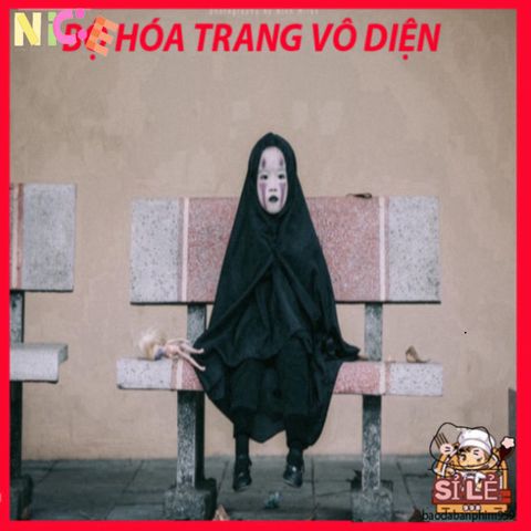 Bộ trang phục Cosplay Vô Diện Spirited Away - Halloween, Chất liệu Cao Cấp, Thời Trang Độc Đáo cho Fan Anime