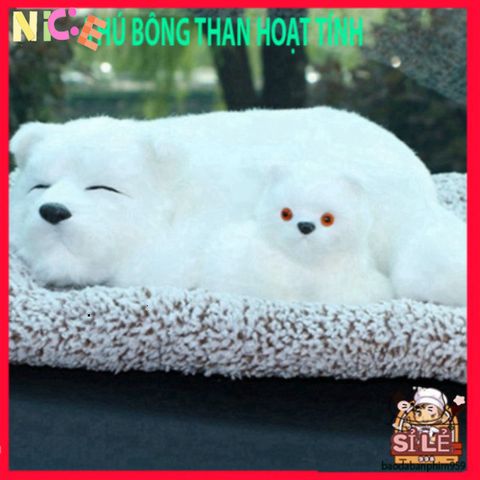 Gấu Bông Khử Mùi Có Than Hoạt Tính 20-28cm - Trang Trí Xe Hơi Đáng Yêu, Hấp Thụ Mùi Hôi, An Toàn Cho Gia Đình