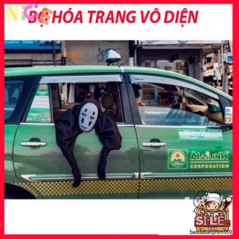 Bộ Trang Phục Cosplay Vô Diện Spirited Away - Hoá Trang Halloween Độc Đáo, Chất Liệu Cao Cấp, Nhiều Kích Cỡ