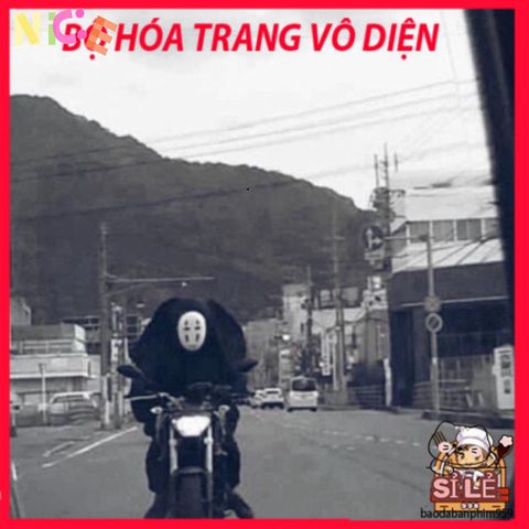 Bộ Trang Phục Cosplay Vô Diện Spirited Away - Hoá Trang Halloween Độc Đáo, Chất Liệu Cao Cấp, Nhiều Kích Cỡ