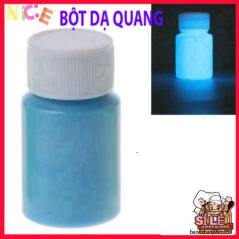 Bột Dạ Quang Siêu Sáng 20g - Trang Trí Nghệ Thuật Tỏa Sáng Trong Đêm, Phụ Kiện DIY Hấp Dẫn Cho Halloween và Sự Kiện Đặc Biệt