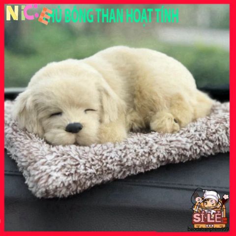 Thú Bông Khử Mùi Hình Chó Mèo Dễ Thương - Trang Trí Ô Tô & Bàn Làm Việc, Công Nghệ Than Hoạt Tính Nano Sạch Sẽ, Xinh Xắn