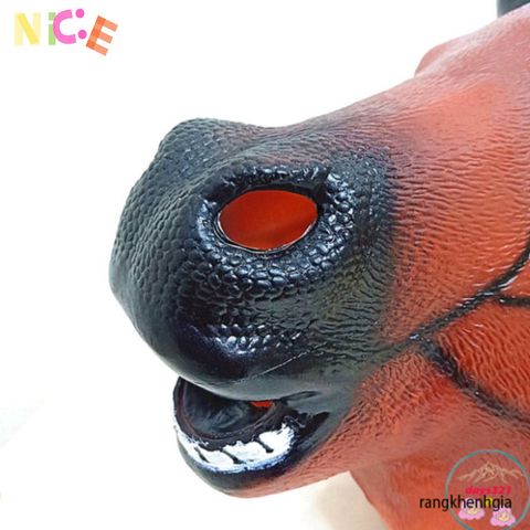 Mặt Nạ Halloween Con Bò Tót Màu Đen - Phụ Kiện Hóa Trang Độc Đáo Cho Tiệc Tùng, Lễ Hội, Video Trực Tuyến