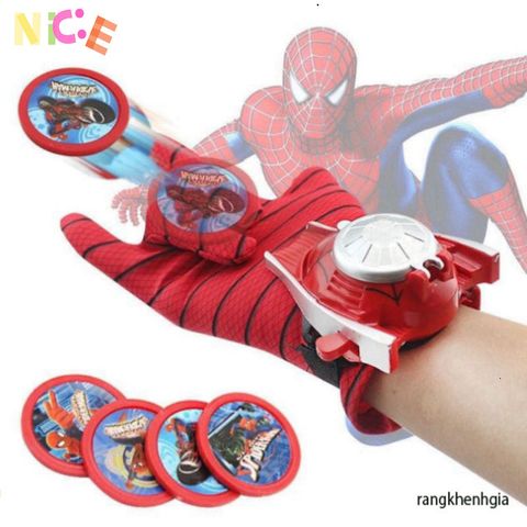 Bộ đồ hóa trang Spider-Man hoàn chỉnh - Áo choàng, mặt nạ LED, găng tay và đồ chơi siêu anh hùng cho trẻ em - Quà tặng sáng tạo thú vị