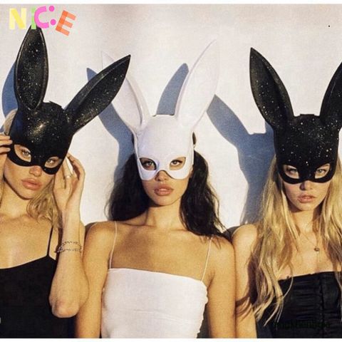 Mặt Nạ Thỏ Bunny Halloween - Phụ Kiện Hóa Trang Độc Đáo, Giao Nhanh và Đóng Gói Kín, Thời Trang Chất Lượng cao