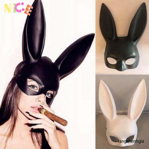 Mặt Nạ Tai Thỏ Bunny Dễ Thương - Phụ Kiện Hóa Trang Halloween và Tiệc Sinh Nhật, Tạo Điểm Nhấn Độc Đáo Cho Trang Phục