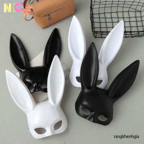 Mặt Nạ Tai Thỏ Bunny Dễ Thương - Phụ Kiện Hóa Trang Halloween và Tiệc Sinh Nhật, Tạo Điểm Nhấn Độc Đáo Cho Trang Phục