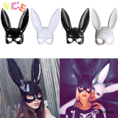 Mặt Nạ Tai Thỏ Bunny Dễ Thương - Phụ Kiện Hóa Trang Halloween và Tiệc Sinh Nhật, Tạo Điểm Nhấn Độc Đáo Cho Trang Phục