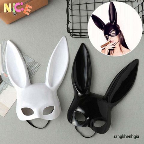 Mặt Nạ Tai Thỏ Bunny Dễ Thương - Phụ Kiện Hóa Trang Halloween và Tiệc Sinh Nhật, Tạo Điểm Nhấn Độc Đáo Cho Trang Phục