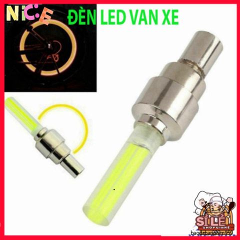 Đèn LED Nắp Van Lốp Xe Đạp, Xe Máy, Ô Tô - Phụ Kiện Chiếu Sáng An Toàn Ban Đêm, Dễ Dàng Lắp Đặt và Tiết Kiệm Năng Lượng
