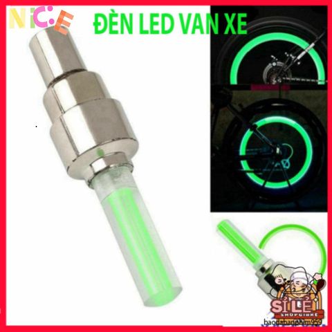 Đèn LED Nắp Van Lốp Xe Đạp, Xe Máy, Ô Tô - Phụ Kiện Chiếu Sáng An Toàn Ban Đêm, Dễ Dàng Lắp Đặt và Tiết Kiệm Năng Lượng