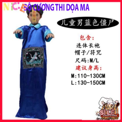 Bộ Đồ Hóa Trang Zombie Nam - Trang Phục Halloween Đen Huyền Bí, Phong Cách Thoải Mái cho Bữa Tiệc Hóa Trang