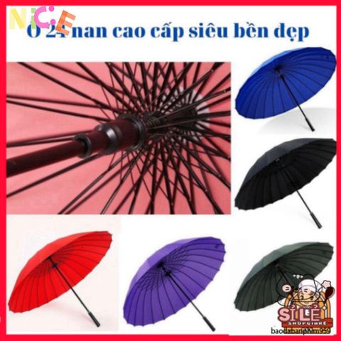 Ô Dù 24 Nan Cao Cấp Siêu Nhẹ - Thiết Kế Chống UV và Chống Mưa, Khung Thép Chống Gỉ, Dễ Dàng Mang Theo, Phụ Kiện Thời Trang Hàng Đầu