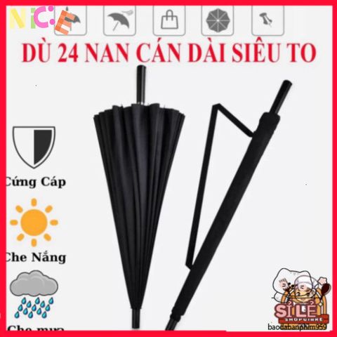 Ô Dù 24 Nan Cao Cấp Siêu Nhẹ - Thiết Kế Chống UV và Chống Mưa, Khung Thép Chống Gỉ, Dễ Dàng Mang Theo, Phụ Kiện Thời Trang Hàng Đầu