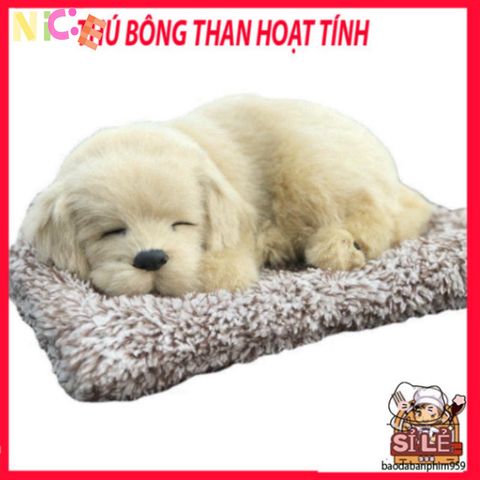 Thú Bông Vàng Kem Lõi Than Hoạt Tính - Khử Mùi và Lọc Không Khí Cho Ô Tô và Không Gian Sống 28cm