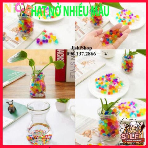 Combo 5000 Viên Hạt Nở Nhiều Màu Sắc - Trang Trí Nội Thất Sáng Tạo, Tạo Tiểu Cảnh Sinh Động