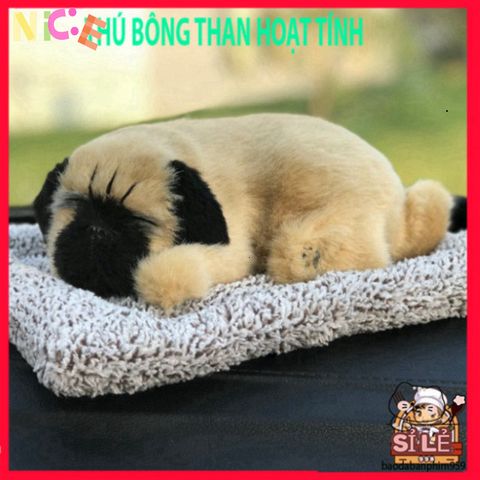 Thú Cưng Ô Tô Lông Mềm - Bộ Lọc Khí Than Hoạt Tính Khử Mùi Cho Xe Hơi, Trang Trí Đáng Yêu Cho Chó Mèo