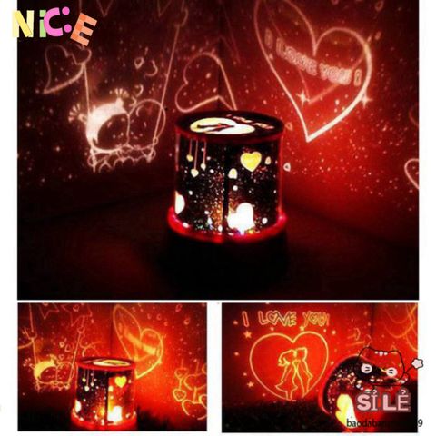 Đèn Chiếu Sao Ấm Áp - Đèn Ngủ LED Tạo Không Gian Lãng Mạn Với Hình Ảnh Vũ Trụ Cho Phòng Ngủ Thiên Thần