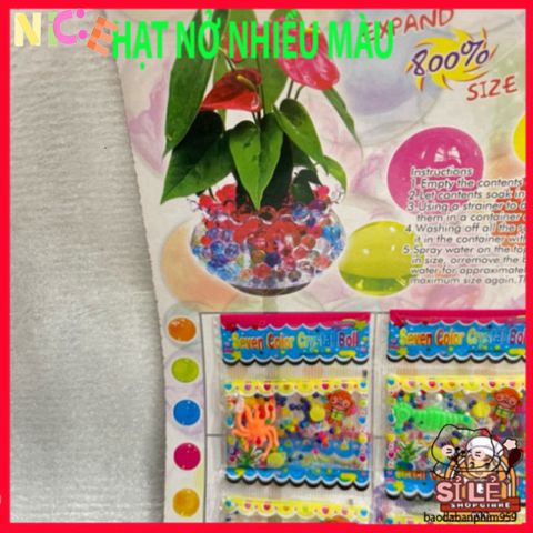 Bộ 24 Gói Hạt Nở Độc Đáo Trang Trí Cây Cảnh - Tạo Không Gian Sống Xanh Mát, Dễ Sử Dụng và Tiện Lợi