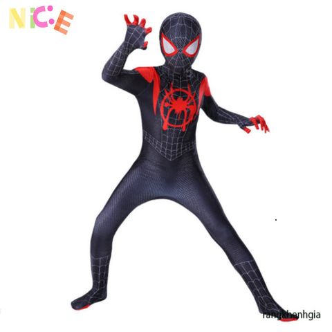 Bộ Hóa Trang Người Nhện Bodysuit - Trang Phục Cosplay Siêu Nhân Dành Cho Trẻ Em Và Người Lớn, Vải Lụa Mềm Mại, Nhiều Kích Thước