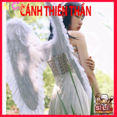 Cánh Thiên Thần Cosplay Độc Đáo 80x80cm - Phụ Kiện Lễ Hội, Chụp Ảnh, Biểu Diễn Nghệ Thuật Sáng Tạo