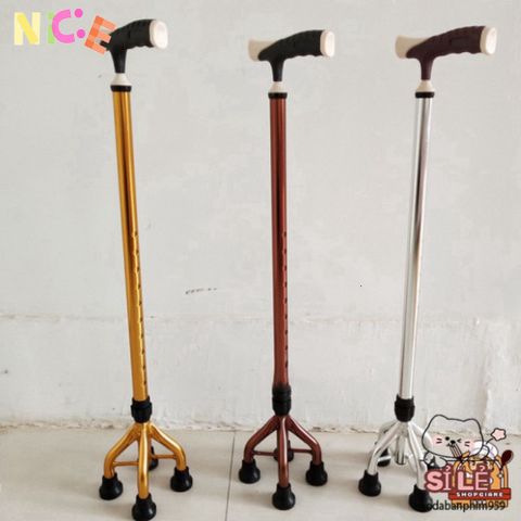 Gậy đi bộ Lucass điều chỉnh chiều cao - Hỗ trợ di chuyển an toàn cho người lớn tuổi, tiện ích và nhẹ nhàng.