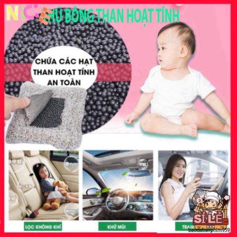 Gấu Bông Khử Mùi Than Hoạt Tính Dễ Thương - Phụ Kiện Ô Tô & Trang Trí Bàn Làm Việc 200G, Giải Pháp Không Khí Sạch Cho Gia Đình