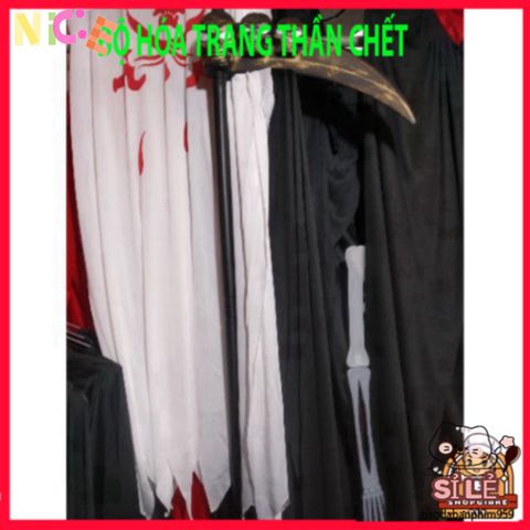 Lưỡi Hái Nhựa Trang Trí Halloween - Phụ Kiện Hóa Trang Thần Chết Độc Đáo, Giúp Tạo Dáng Ấn Tượng Dịp Lễ Hội
