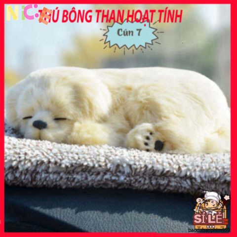 Thú Nhồi Bông Chó Than Hoạt Tính - Khử Mùi Ô Tô & Trang Trí Không Gian Làm Việc - Quà Tặng Dễ Thương Cho Gia Đình