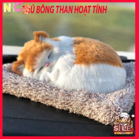 Gấu Bông Khử Mùi Than Hoạt Tính - Thú Bông Trang Trí Xe Hơi & Không Gian Sống An Toàn Cho Thú Cưng