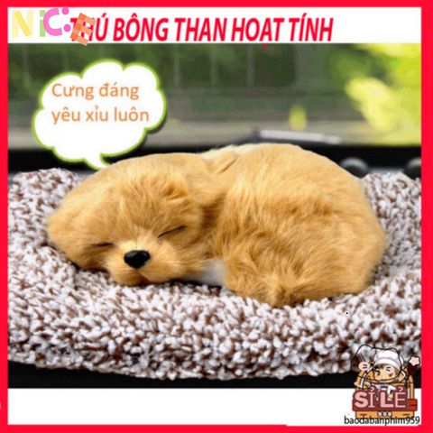 Thú bông khử mùi than hoạt tính cho ô tô - Đồ trang trí dễ thương 99% hình dáng chó mèo sói gấu, tạo không gian sạch sẽ, thoải mái.