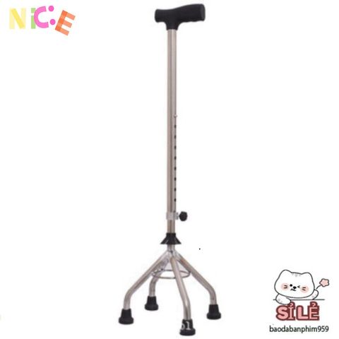 Gậy Chống Inox 1-3-4 Chân Oromi - Nạng Hỗ Trợ Di Chuyển An Toàn Cho Người Cao Tuổi, Thiết Kế Linh Hoạt, Bền Đẹp