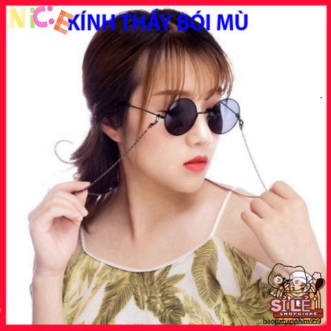 Kính Mát Thời Trang Nobita Tròn - Kính Đen Cá Tính Phong Cách Thầy Bói Huyền Bí UV400 Cho Mùa Hè Năng Động