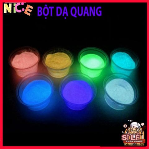Bột Dạ Quang 40g Đủ Màu Tự Chọn - Chất Liệu Nghệ Thuật Đúc Tượng, Phát Quang Khi Tối - Trường Thịnh Epoxy